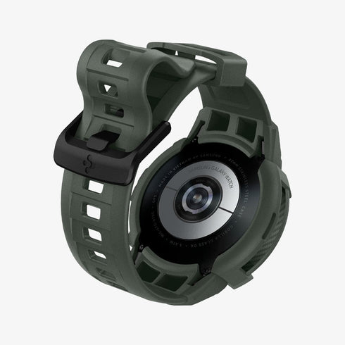 ACS06488 - Galaxy Watch 6 Classic (47mm) Case Rugged Armor Pro in black showing the front